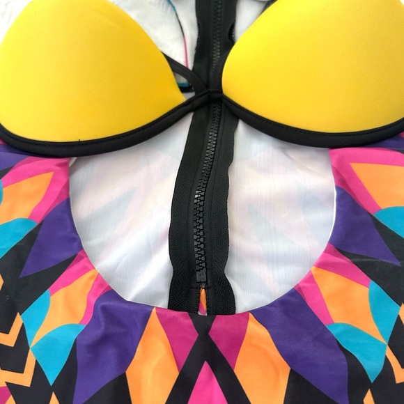 African Tribal Aztec One Piece Swimsuit XL - Picture 4 of 9